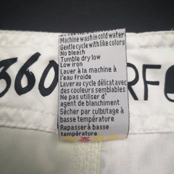 Men's 360 Surf Size 36 Waist Green White & Blue Swim Shorts - Picture 6 of 8